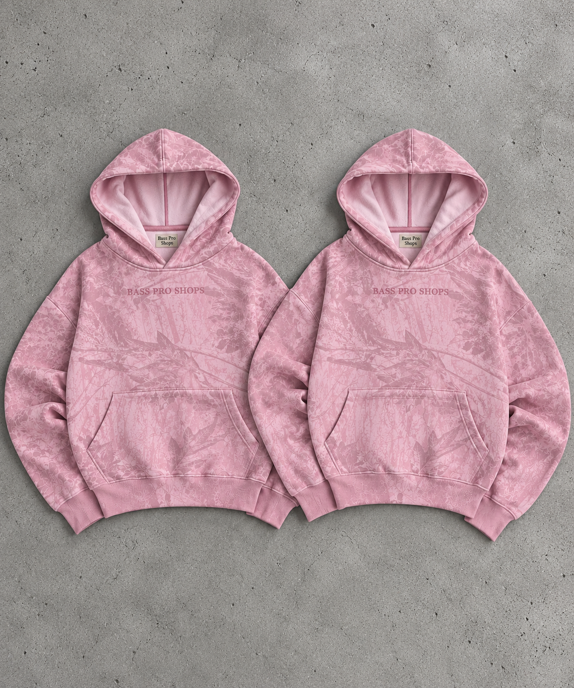 Pink Camo Pullover Hoodie