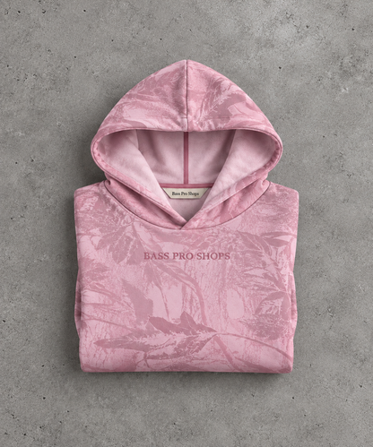 Pink Camo Pullover Hoodie