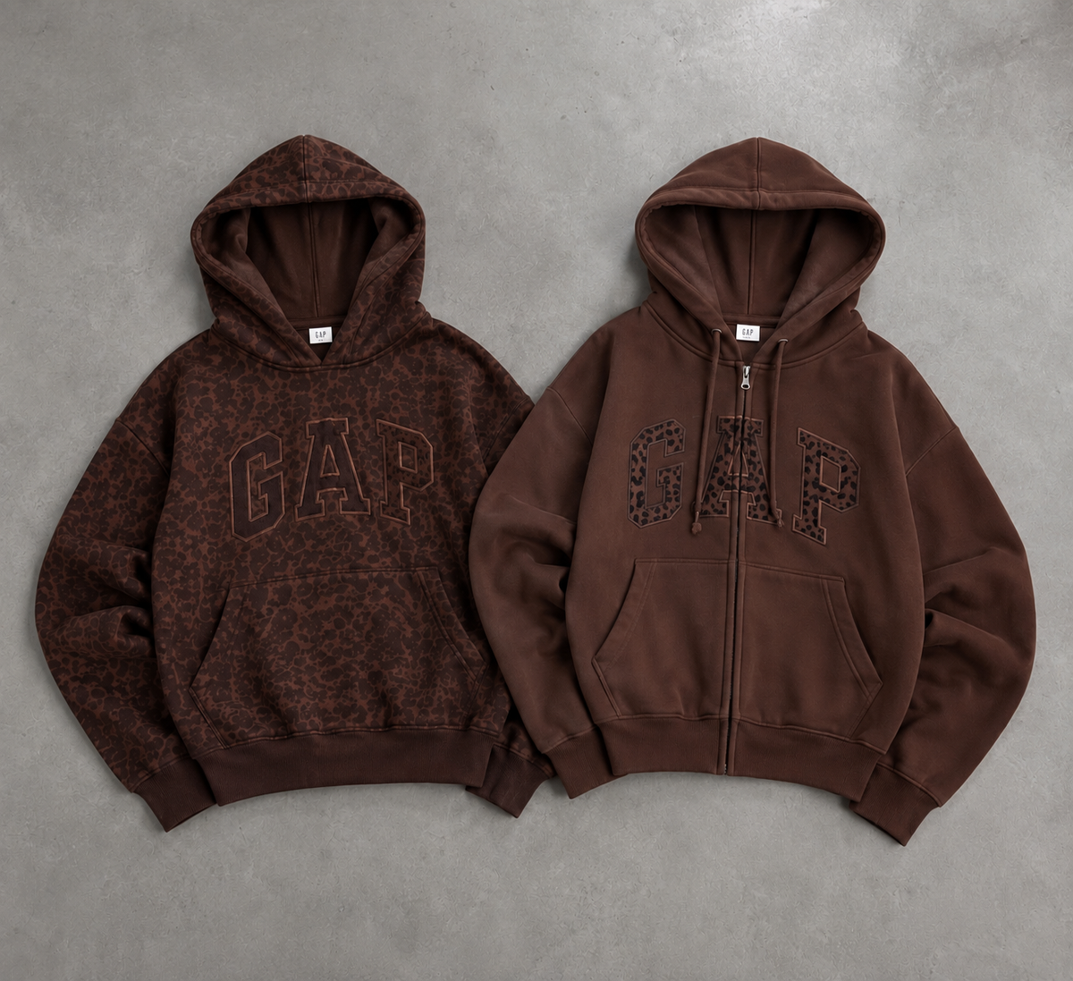Gap Leopard Hoodie/zip-up