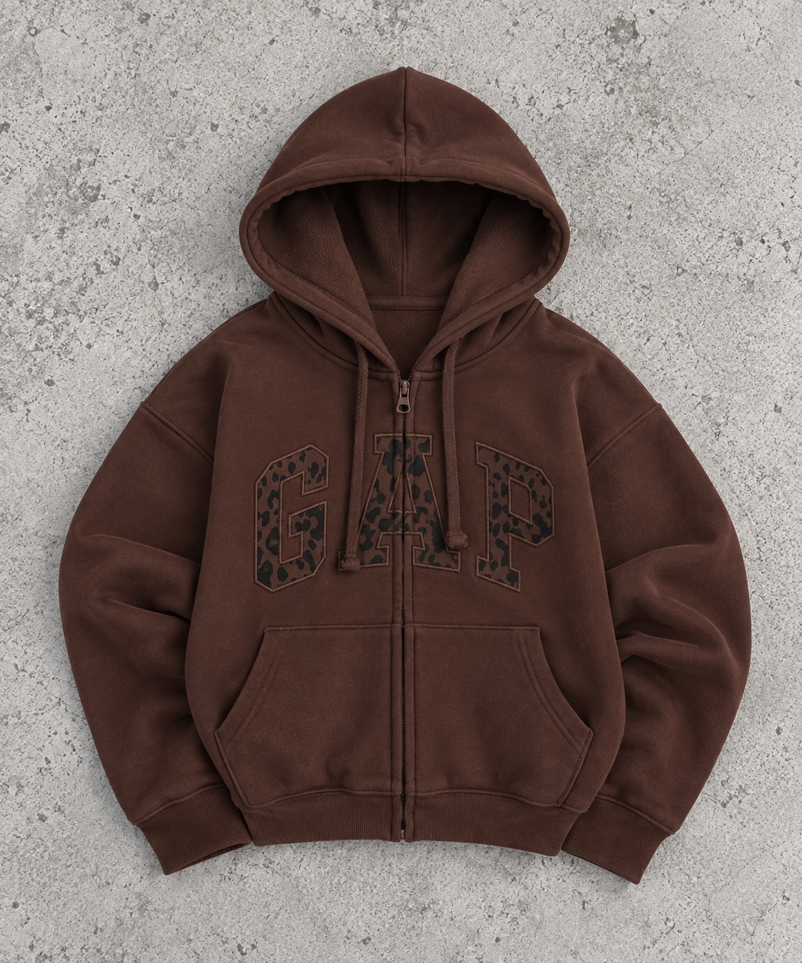 Gap Leopard Hoodie/zip-up
